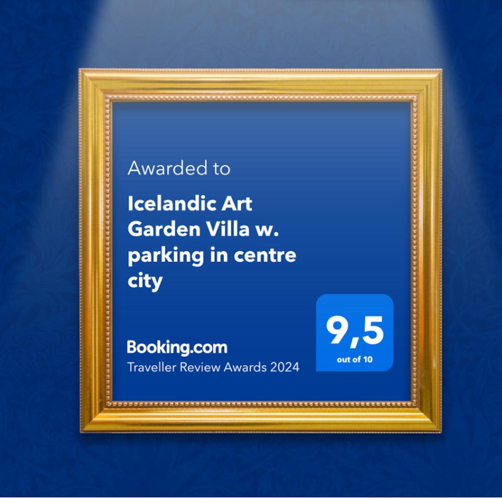 Icelandic Art Garden Villa W. Parking In Centre City Reykjavík Eksteriør billede